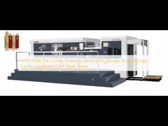 MYP-1080E स्टोरेज के लिए मरने काटना स्ट्रिपिंग मशीन पैकेज रैप कार्टन कार्डबोर्ड क्राफ्ट पेपर बॉक्स