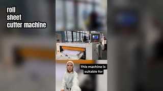 ZWC-1100D स्वचालित रोल शीट कटर मशीन पैकेजिंग के लिए उच्च परिशुद्धता कागज काटने के उपकरण