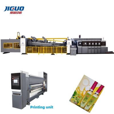 खरीदें High Speed Flexo Printing And Slotting And Die Cutting Machine For Corrugated Box online manufacture
