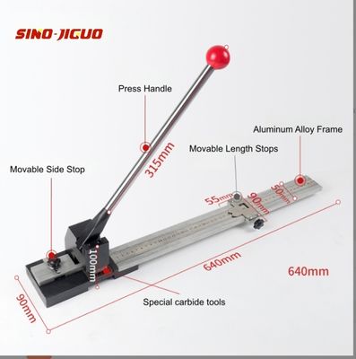 खरीदें Creasing Matrix Cutter Precision Creasing Strip Cutting Equipment online manufacture