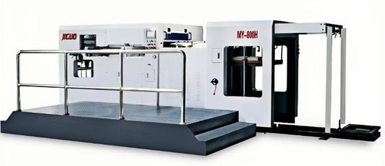खरीदें JIGUO MY-800H All-in-One Automatic Die Cutting And Creasing Machine For Adhesives And Packaging Box online manufacture