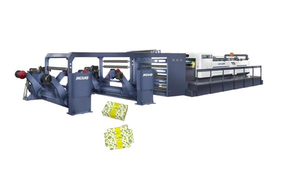 खरीदें JIGUO ZWC-1900-4 Paper Sheeter Cutter Machine，Reference weight of cutting paper：50-500g/m2，Max.Diameter of paper：1650mmMax，Max.Pieces of paper：1900mm(75〃)Max online manufacture
