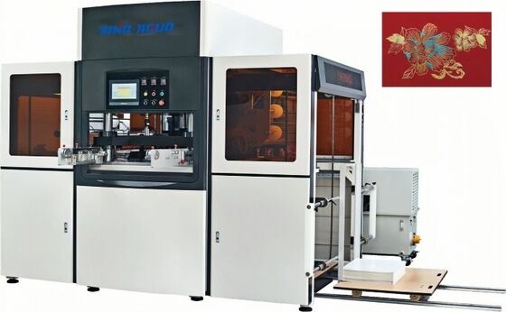 खरीदें गिफ्ट पैकेजिंग बॉक्स के लिए ±0.1 मिमी स्वचालित हॉट फॉयल स्टैम्पिंग मशीन की हॉट फॉयल स्टैम्पिंग सटीकता online manufacture