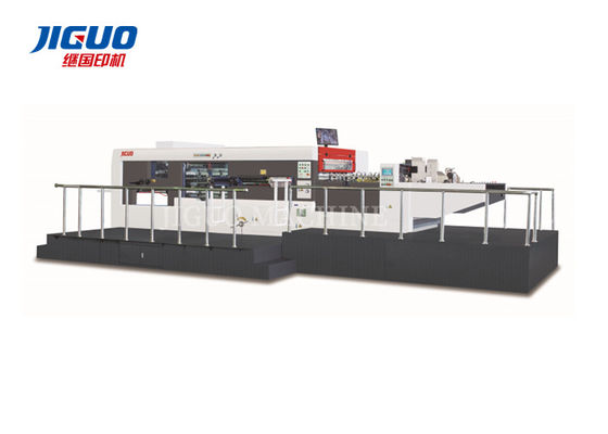 खरीदें 4500s / H कार्डबोर्ड डाई कटिंग मशीन 480T प्रेशर पेपर स्ट्रिपिंग मशीन online manufacture