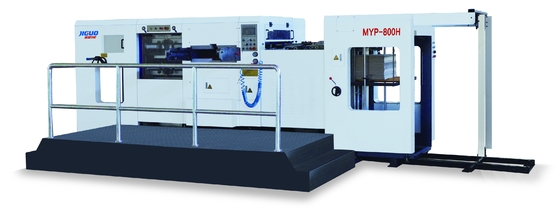MYP-800H स्वचालित डाई कटिंग स्ट्रिपिंग मशीन पैकेज बॉक्स और कार्डबोर्ड