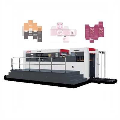 MYP-1060H कार्टन बॉक्स ऑटोमैटिक क्रीजिंग डाई कटिंग मशीन स्ट्रिपिंग फ्लैटबेड डाई कटर के साथ
