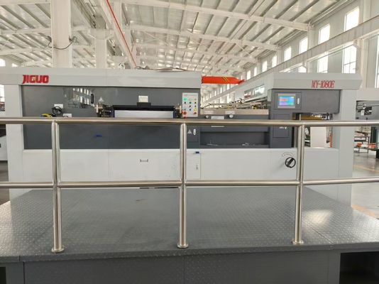 JIGUO MY-1080E स्वचालित मरने काटने की मशीन मरने काटने सटीकता ± 0.1 मिमी कुल वजन 16T