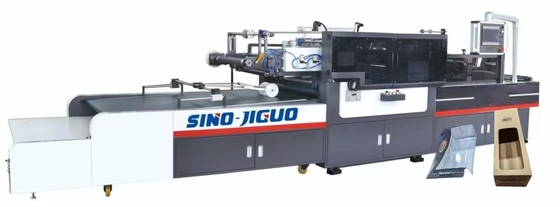 JIGUO TC-1250Q फुल सर्वो इंटेलिजेंट कॉर्नर कटिंग और लाइन प्रेसिंग विंडो मशीन, फिल्म शीट मोटाई (मिमी): 0.03-0.3 मिमी, V कटिंग अधिकतम कार्य गति: 15000+ s/घंटा (कॉर्नर कटिंग और क्रीज़िंग कार्य)