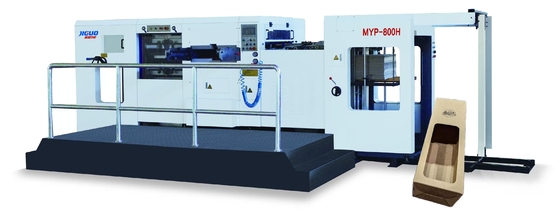 MYP-800H स्वचालित डाई कटिंग स्ट्रिपिंग मशीन अधिकतम कटिंग गति 8500s/घंटा, शीट की मोटाई: नालीदार बोर्ड: ≤4mm कार्डबोर्ड: 0.1-3mm